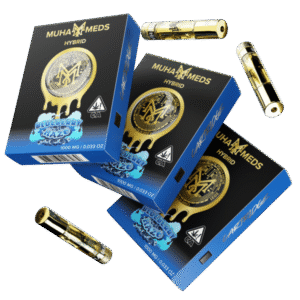 Muha Med Blueberry Haze product packaging and details