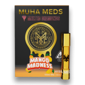 Muha Med Mango Madness product packaging and details