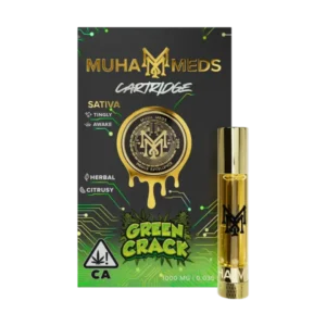 Muha Med Green Crack product packaging and details