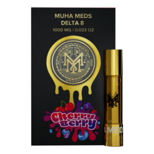 Muha Meds Cherry Berry 1G cartridge with cherry and berry flavor profile