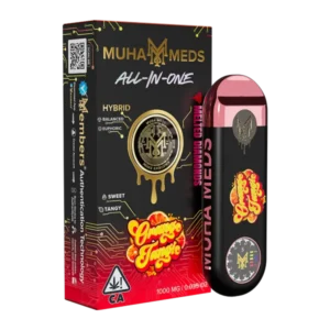 Muha Meds Gen 3 Orange Tangie 1G 1000MG Melted Diamonds Hybrid disposable
