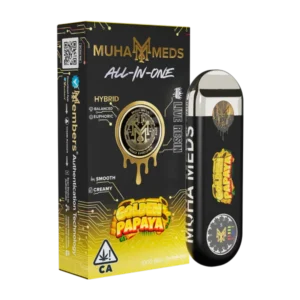 Muha Meds Golden Papaya 1G Live Resin Disposable