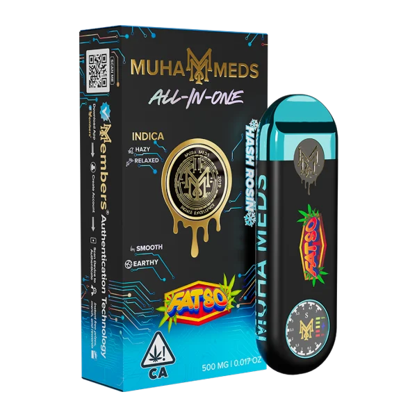 Muha Meds Fatso 500MG Indica Hash Rosin All-In-One disposable