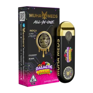 Muha Meds Galactic Diesel 1G 1000MG Distillate Indica All-In-One disposable